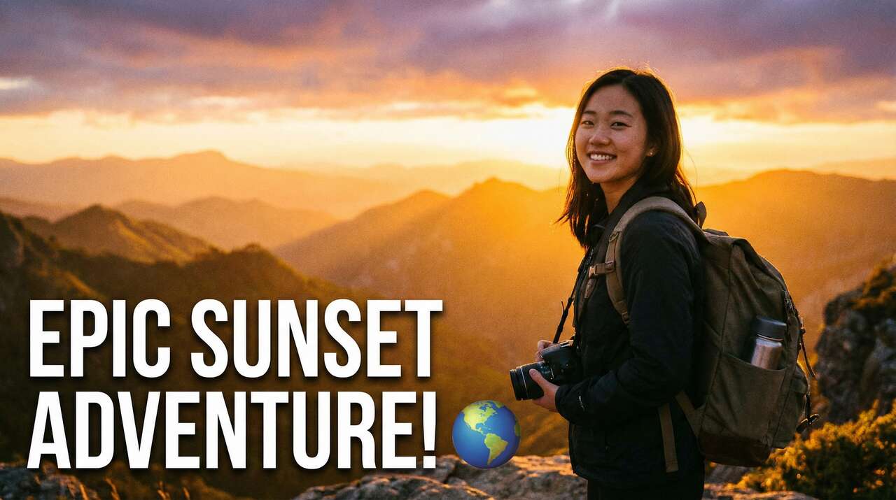 草莓视频旅行视频模板